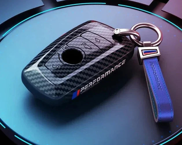 Carbon Fiber Car Key Cover – Stylish Protective Key Case