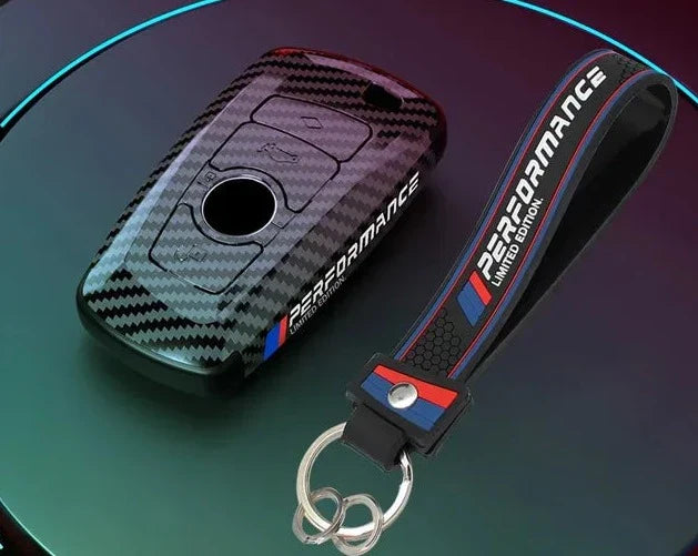 Carbon Fiber Car Key Cover – Stylish Protective Key Case