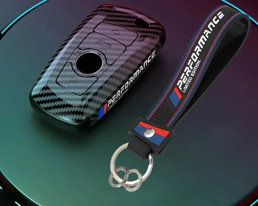 Carbon Fiber Car Key Cover – Stylish Protective Key Case