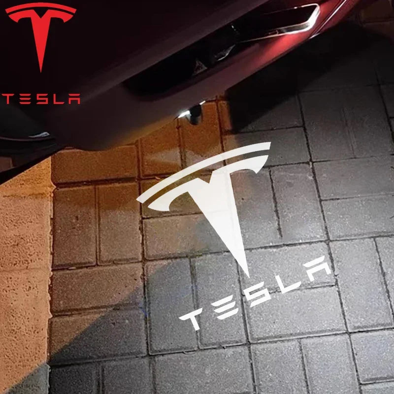 Tesla-Emblem-Aufkleber – ABS-Logo-Emblem für Tesla-Modelle