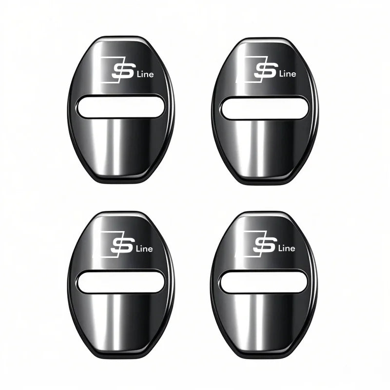 Audi Door Lock Cover – Zinc Alloy Protective Cap for A1 & Q8 Series