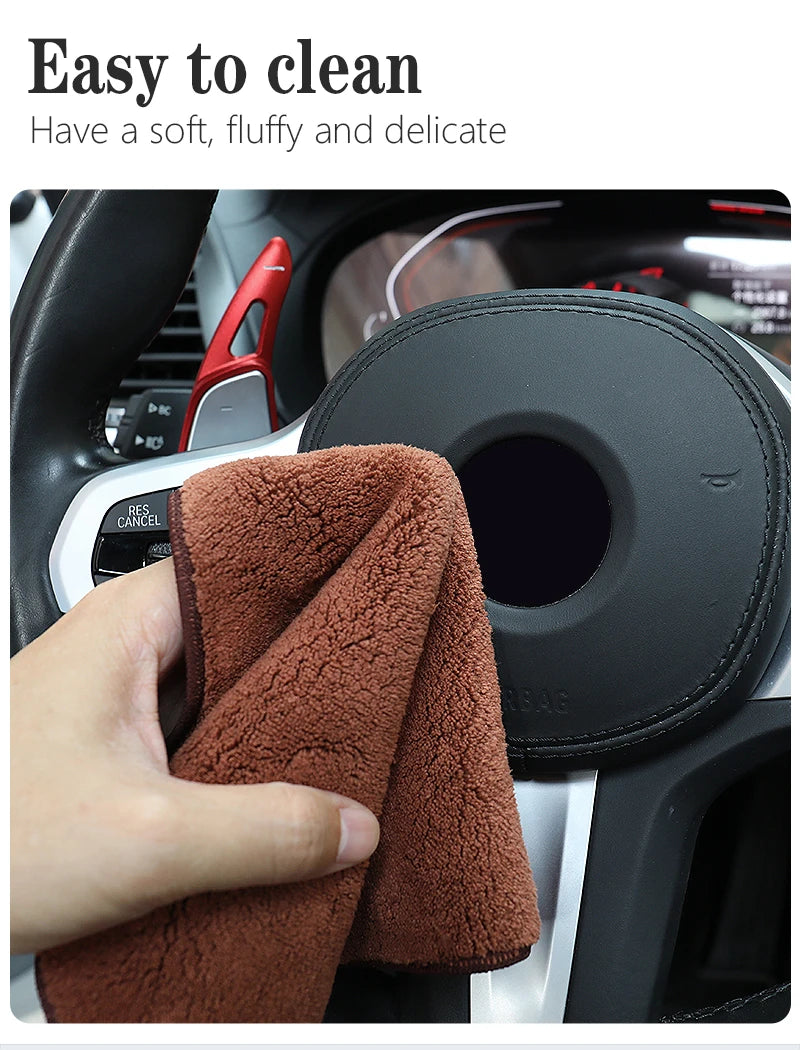 VW Microfiber Cleaning Cloth – Premium Car Care Towel for Interior & Exteri