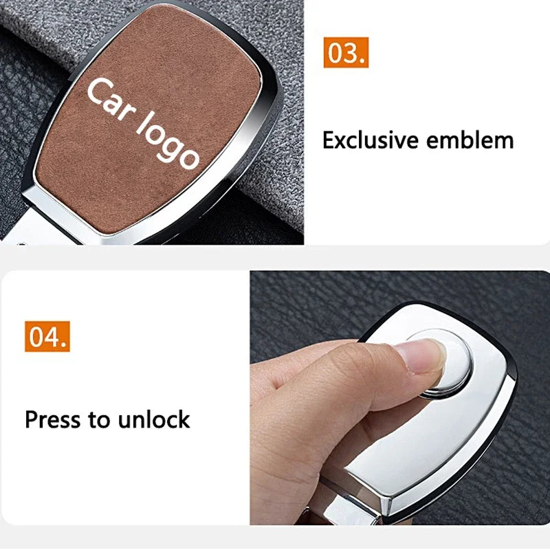 Audi Seat Belt Extender Clip – Safety Belt Buckle Cover for A1, Q8, RS Models