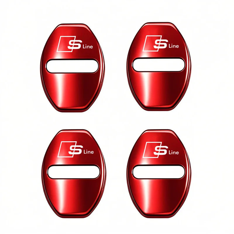 Audi Door Lock Cover – Zinc Alloy Protective Cap for A1 & Q8 Series