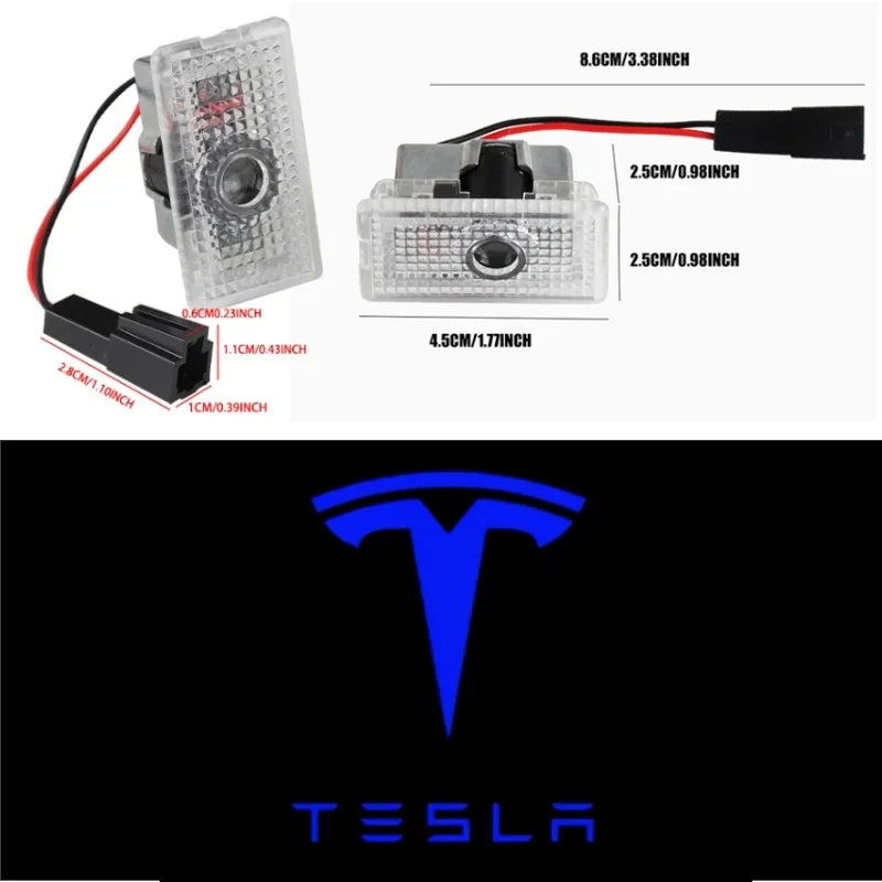 Tesla-Emblem-Aufkleber – ABS-Logo-Emblem für Tesla-Modelle