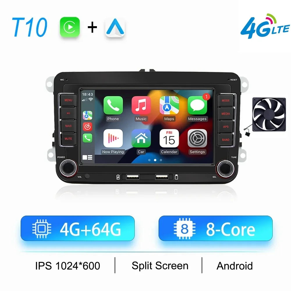 Android Car Stereo for Volkswagen – CarPlay, Android Auto & GPS