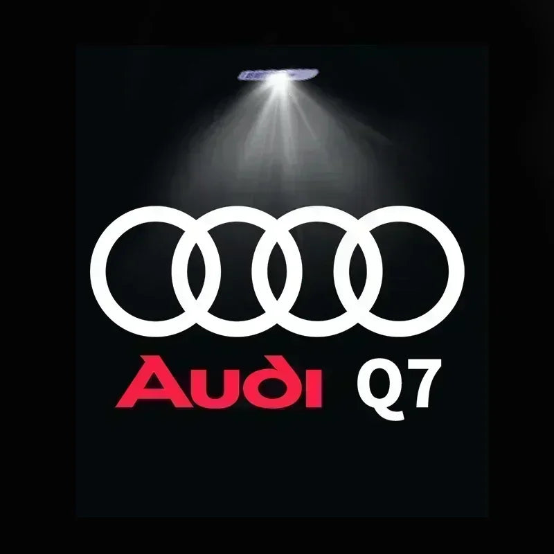Audi LED Door Logo Projector – Welcome Puddle Lights for A3 A4 Q5 (2PCS)