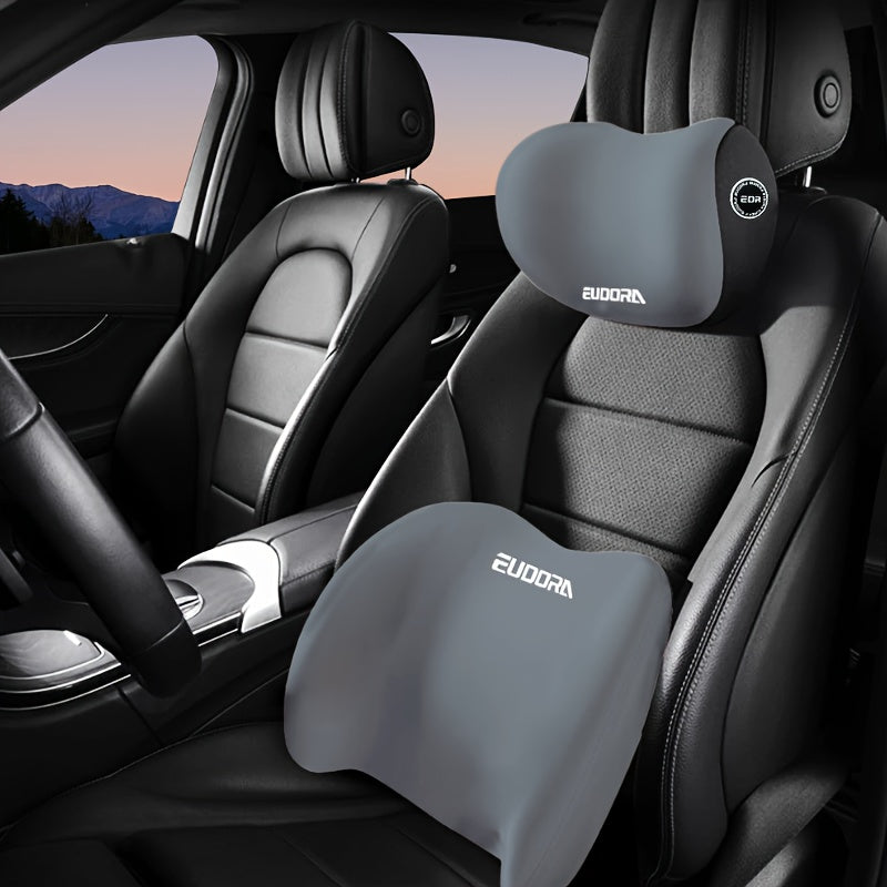 Ergonomisches Nacken- und Lendenkissen fürs Auto – Komfortkissen mit hoher Dichte für lange Autofahrten