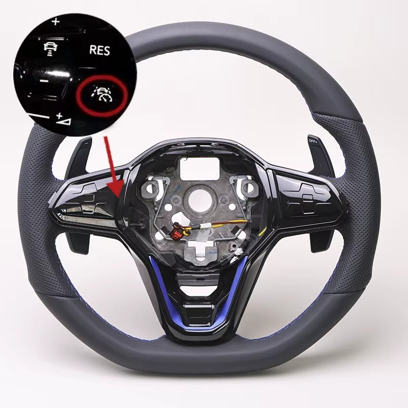 VW Golf 8 GTI Steering Wheel – Touch Button Paddle Shift Wheel (R Style)