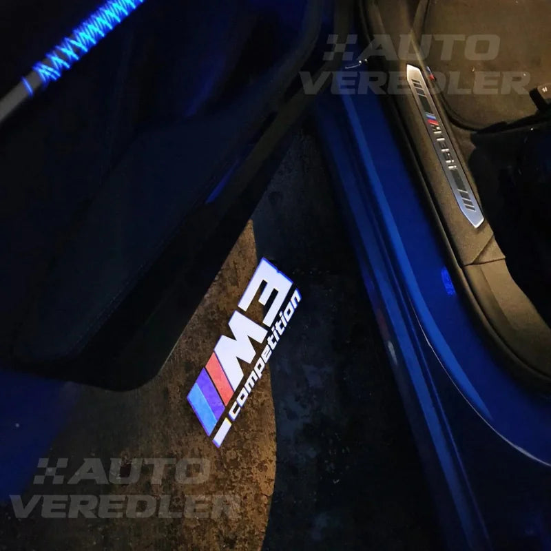 BMW LED Car Door Welcome Logo Lights – Premium Door Projector Lamp Kit