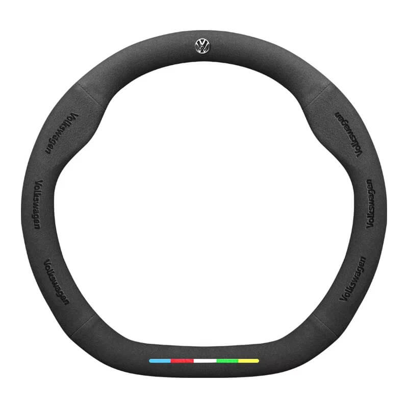 AutoVeredler suede steering wheel cover sport grip VW