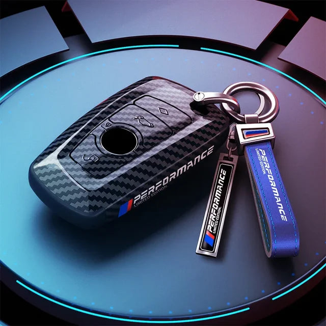 Carbon Fiber Car Key Cover – Stylish Protective Key Case