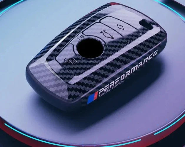 Carbon Fiber Car Key Cover – Stylish Protective Key Case