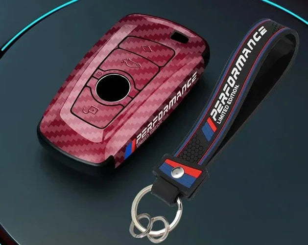 Carbon Fiber Car Key Cover – Stylish Protective Key Case