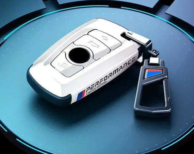 Carbon Fiber Car Key Cover – Stylish Protective Key Case