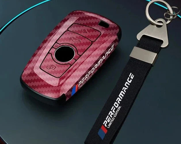 Carbon Fiber Car Key Cover – Stylish Protective Key Case