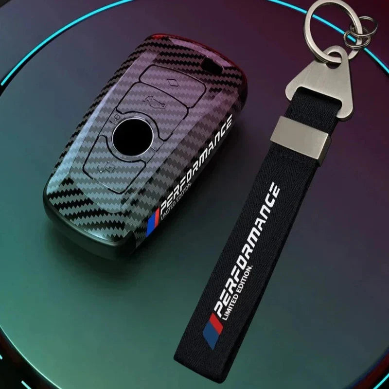 Carbon Fiber Car Key Cover – Stylish Protective Key Case
