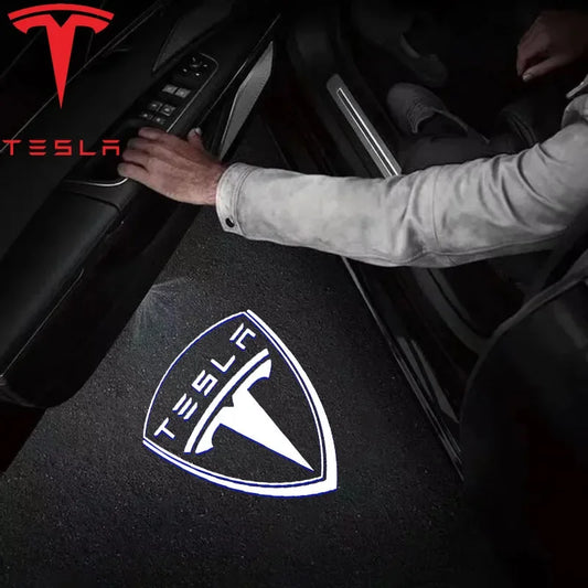 Wetterfestes Tesla ABS Emblem – stilvoller Aufkleber für Türen, Kofferraum oder Motorhaube