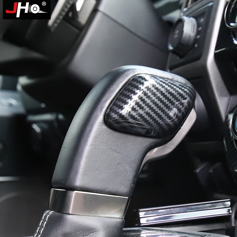 Ford F150 Carbon Grain Shift Handle Overlay – Gear Shifter Trim (2016–2020)