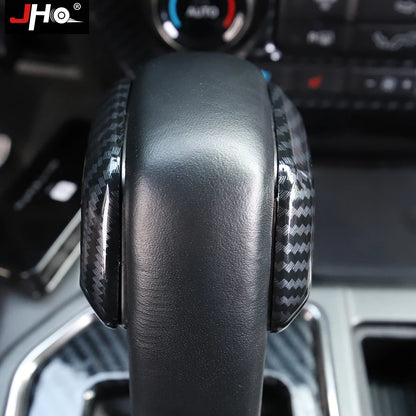 Upgrade Your Ford F150 2016–2020 with Carbon Grain Shift Handle Overlay Trim