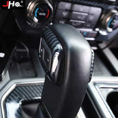 Upgrade Your Ford F150 2016–2020 with Carbon Grain Shift Handle Overlay Trim