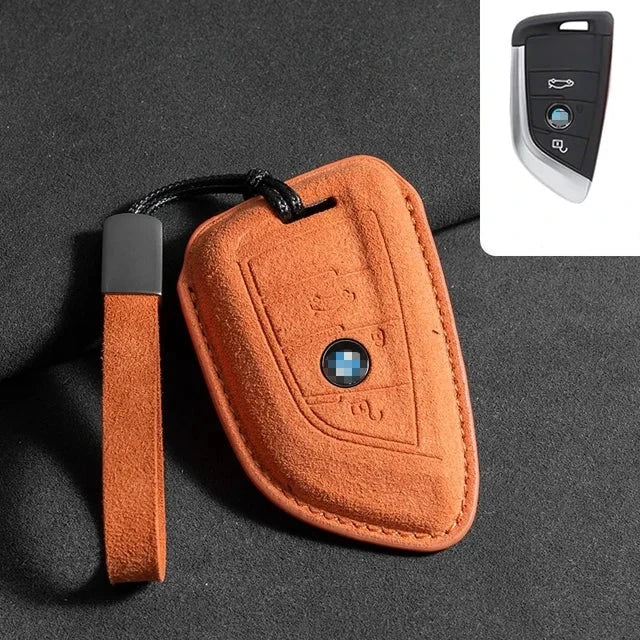 BMW Suede Key Cover – Premium Protective Key Case