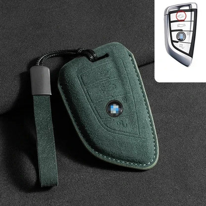 Wildleder-Schutzhülle für BMW-Schlüssel – Passgenauer Schutz, Signal unverändert