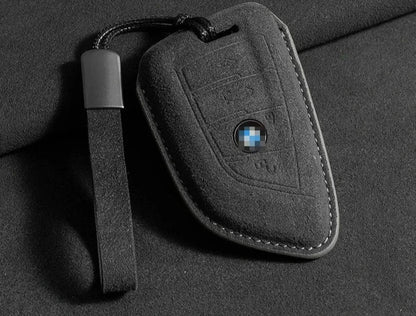 Wildleder-Schutzhülle für BMW-Schlüssel – Passgenauer Schutz, Signal unverändert