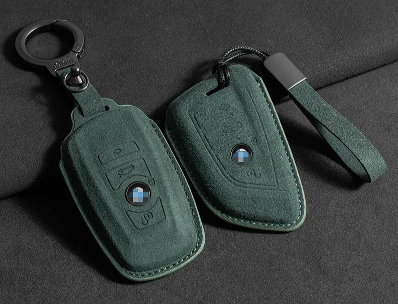 Wildleder-Schutzhülle für BMW-Schlüssel – Passgenauer Schutz, Signal unverändert