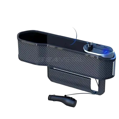 Multifunktionaler Auto-Sitzspalt-Halter mit Wireless Charging &amp; 40W USB/USB-C Ladeanschluss