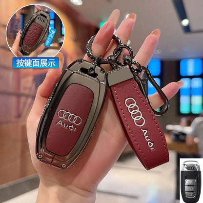 Schlüsseletui aus Zinklegierung für Audi – Stilvoller Schutz für Ihren Autoschlüssel