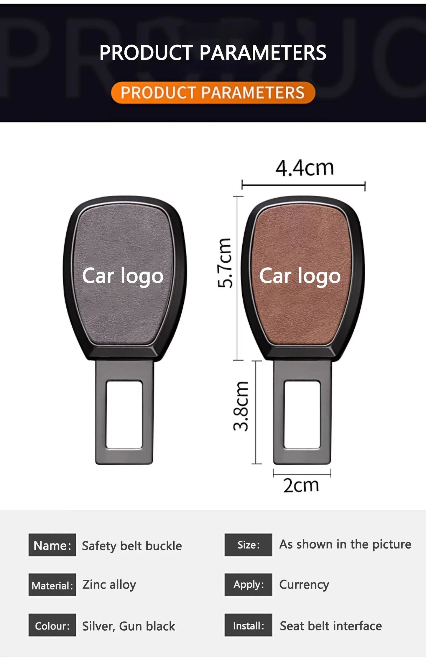 Sicherheitsgurt Verlängerungsclip für Audi – Sitzgurt Schnalle & Schlossabdeckung (A1–Q8, RS Modelle)