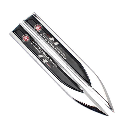 R-Line 3D Metall-Emblem für VW – Seitlicher Kotflügel-Aufkleber (2-teiliges Set)