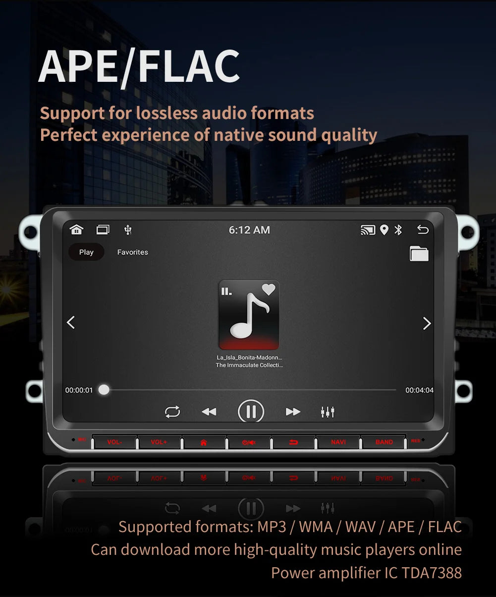 Android-Multimediasystem für Volkswagen mit CarPlay, Android Auto & GPS