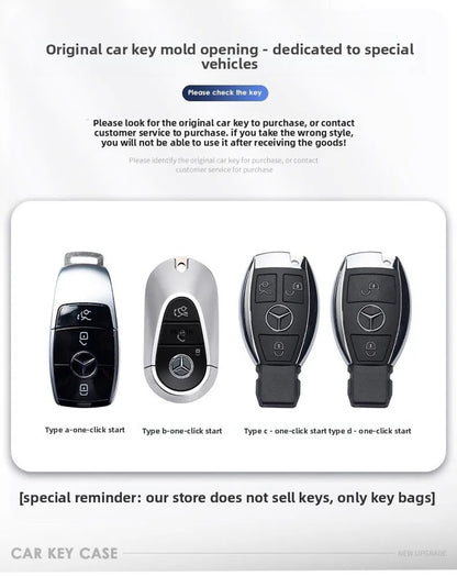 TPU Autoschlüsselhülle für Mercedes-Benz – Eleganter Schutz mit weichem TPU-Design
