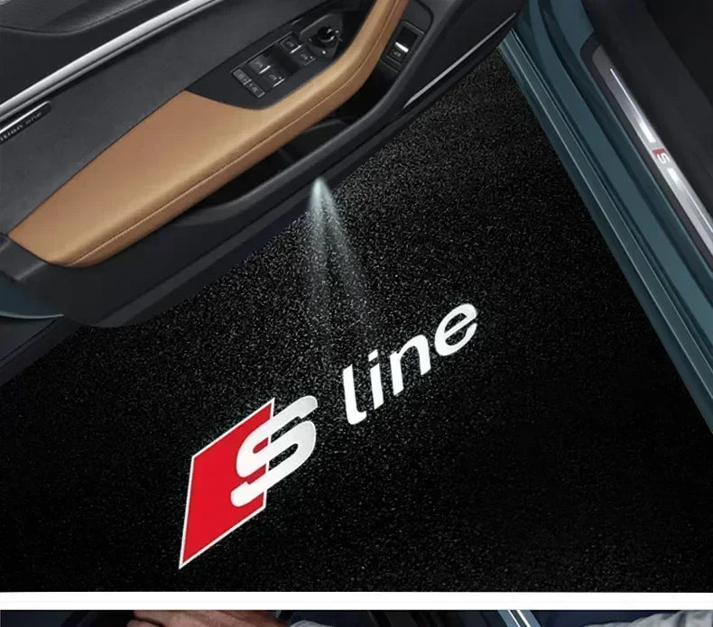 LED Türprojektor Audi Logo – passend für A3, A4 B8, Q5, RS & mehr