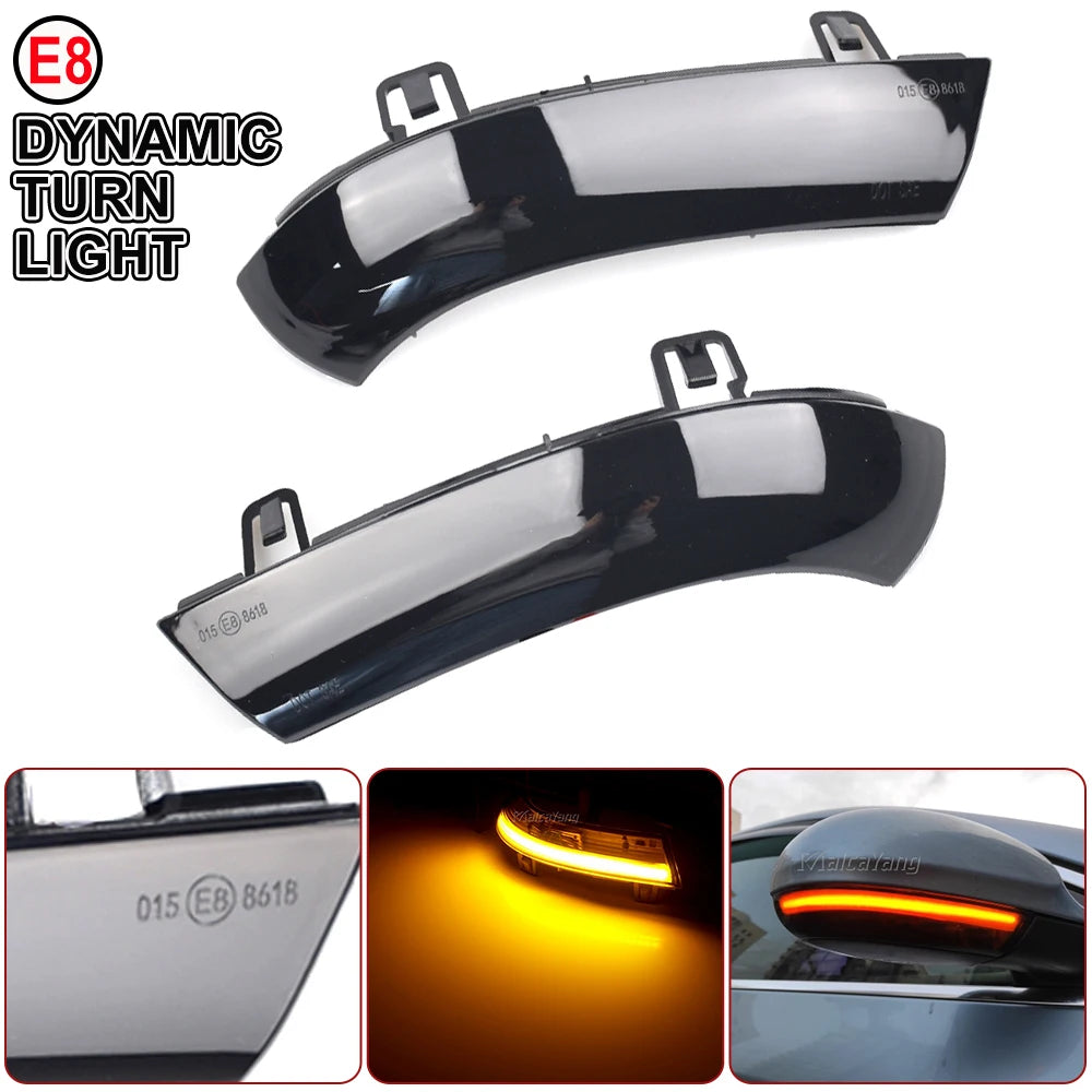LED Dynamische Blinker für VW Golf 5, Jetta MK5, Passat B6, B5.5 – Lauflicht Seitenblinker (2-teiliges Set)