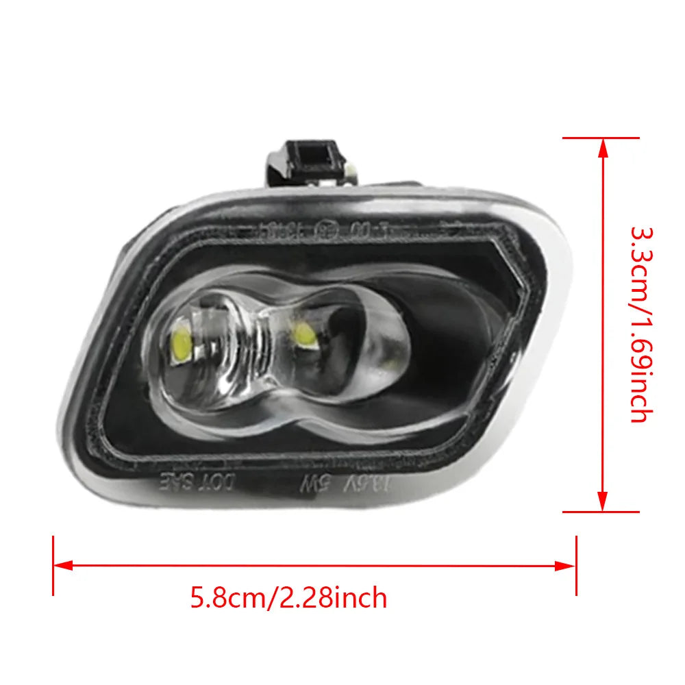 Upgrade Your Ford F-Series with 2PCS LED Puddle Lights – Brightness, Style & Safety