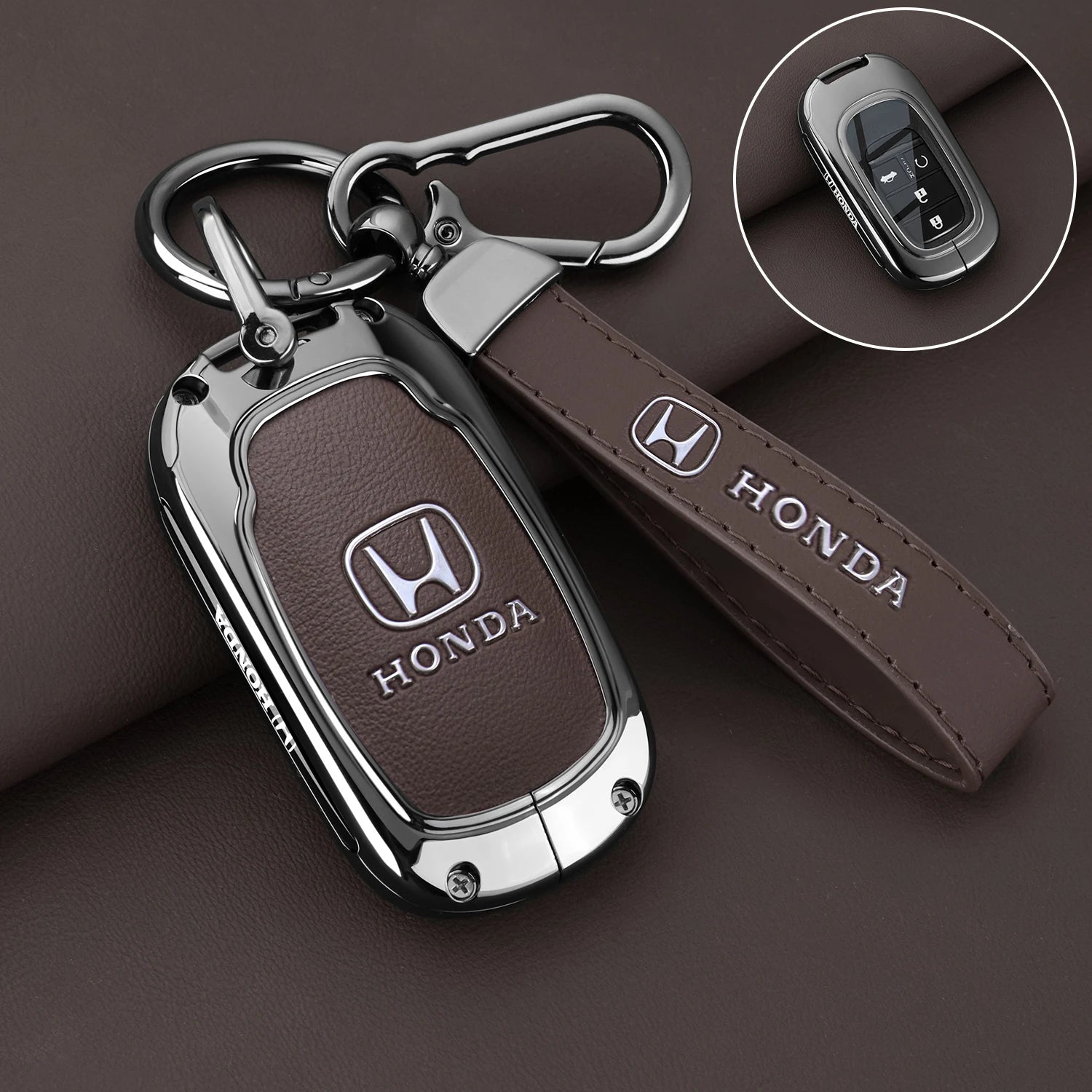 Honda Zinc Alloy Key Case – Premium Honda Key Fob Protection Cover