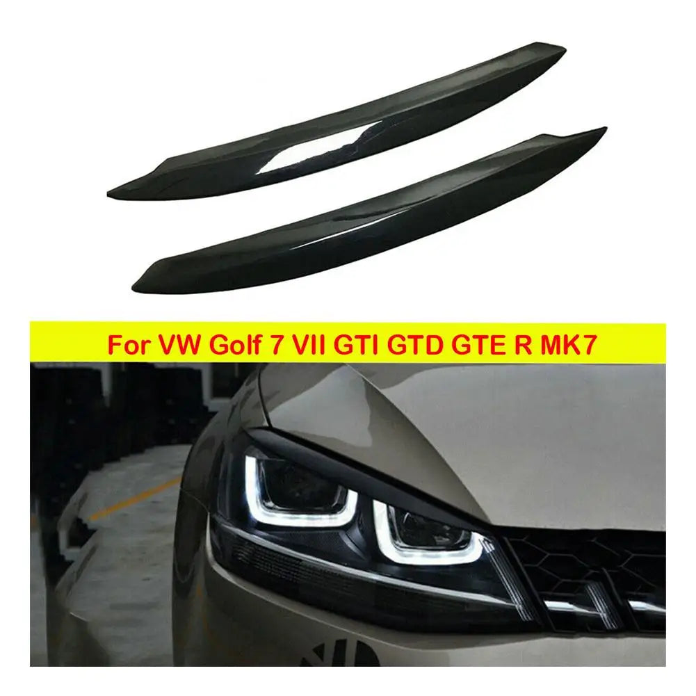 Scheinwerfer-Augenbrauenabdeckung für VW Golf 7 / 7.5 GTI R – Sportliche Eyelid Trim Aufkleber (2-teiliges Set)