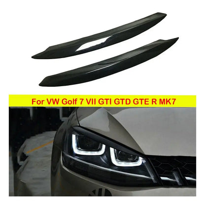 Scheinwerfer-Augenbrauenabdeckung für VW Golf 7 / 7.5 GTI R – Sportliche Eyelid Trim Aufkleber (2-teiliges Set)
