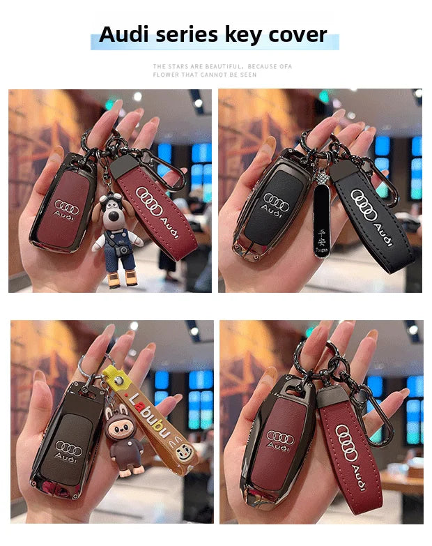 Schlüsseletui aus Zinklegierung für Audi – Stilvoller Schutz für Ihren Autoschlüssel