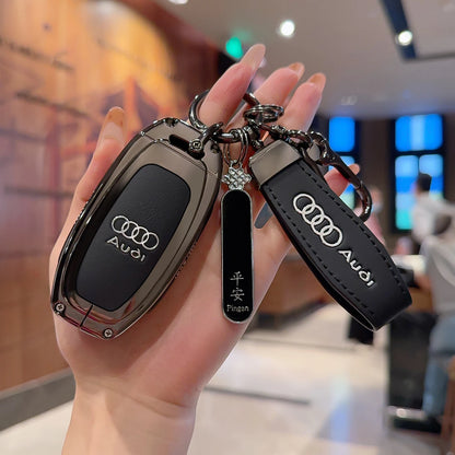 Schlüsseletui aus Zinklegierung für Audi – Stilvoller Schutz für Ihren Autoschlüssel