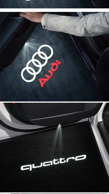 LED Türprojektor Audi Logo – passend für A3, A4 B8, Q5, RS & mehr