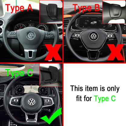 Paddle Shift Extension Sticker – Premium Aluminum Shifter for VW Golf GTI, MK7, Polo, Scirocco, Jetta GLI & More
