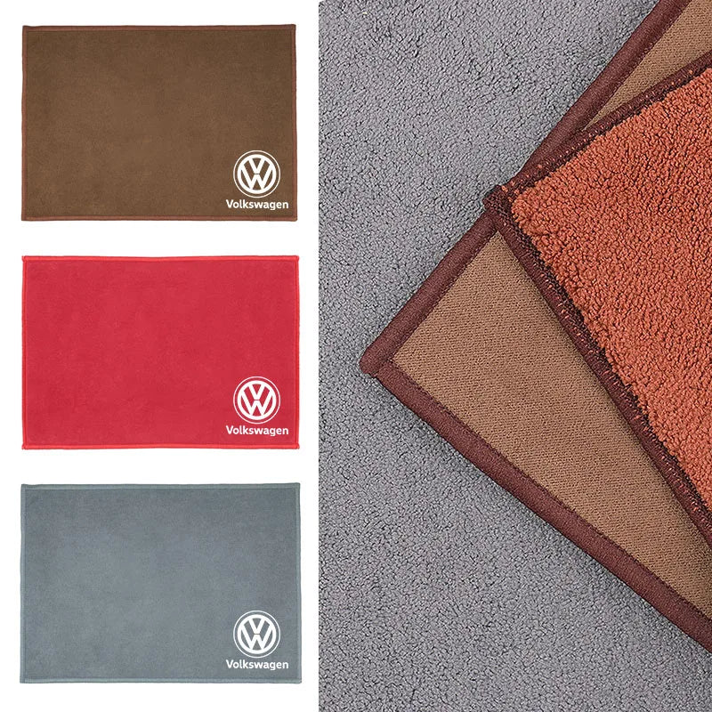 VW Microfiber Cleaning Cloth – Premium Car Care Towel for Interior & Exteri