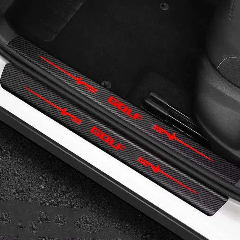 VW Golf Door Sill Protector Sticker – Anti Scratch Scuff Plate Guard (4PCS)