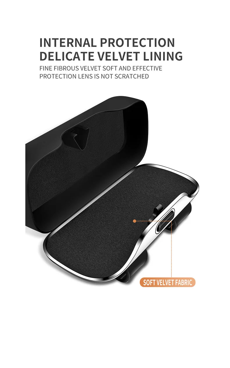 Sonnenbrillenhalter für Audi – Premium Aufbewahrungsbox für Sonnenblenden (Q3, Q5, Q7, Q8, A3, A4, A5, A6, A7, A8)