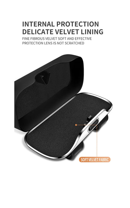 Sonnenbrillenhalter für Audi – Premium Aufbewahrungsbox für Sonnenblenden (Q3, Q5, Q7, Q8, A3, A4, A5, A6, A7, A8)
