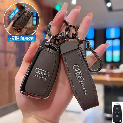 Schlüsseletui aus Zinklegierung für Audi – Stilvoller Schutz für Ihren Autoschlüssel
